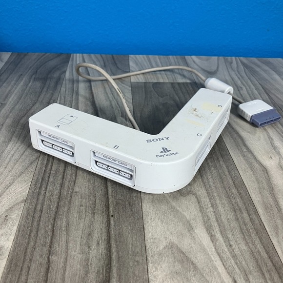 Sony PlayStation Multitap Adapter SCPH-1070 Gray 4 Controller Hub 2 vs 2 - Picture 1 of 4